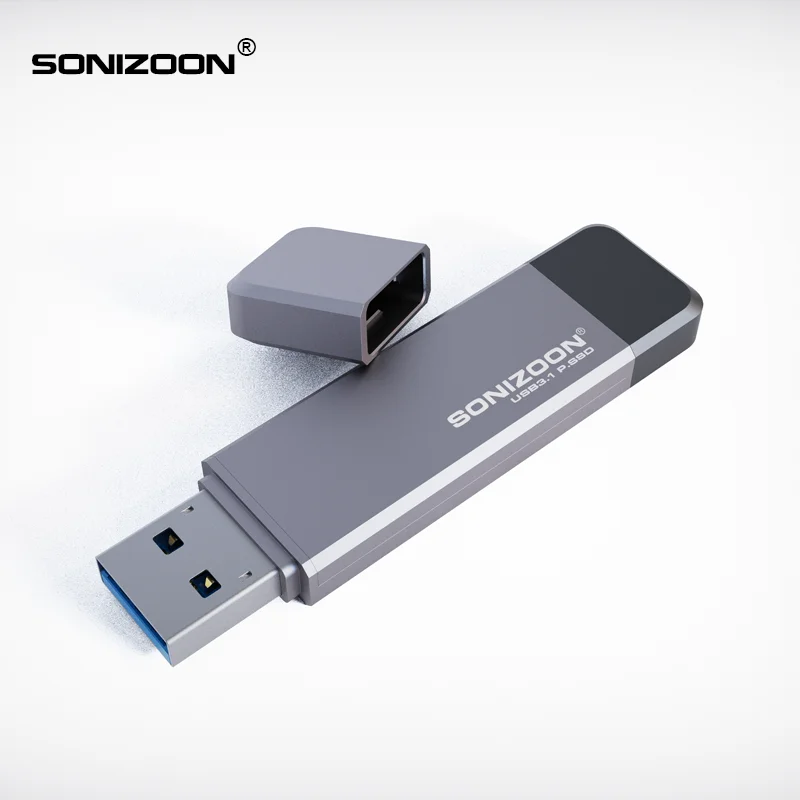 SONIZOON PSSD USB3.1 128/256GB/512GB ޴ ָ Ʈ ÷ ̺ PC ܺ ָ Ʈ USB3.0  ̺ Windows To Go
